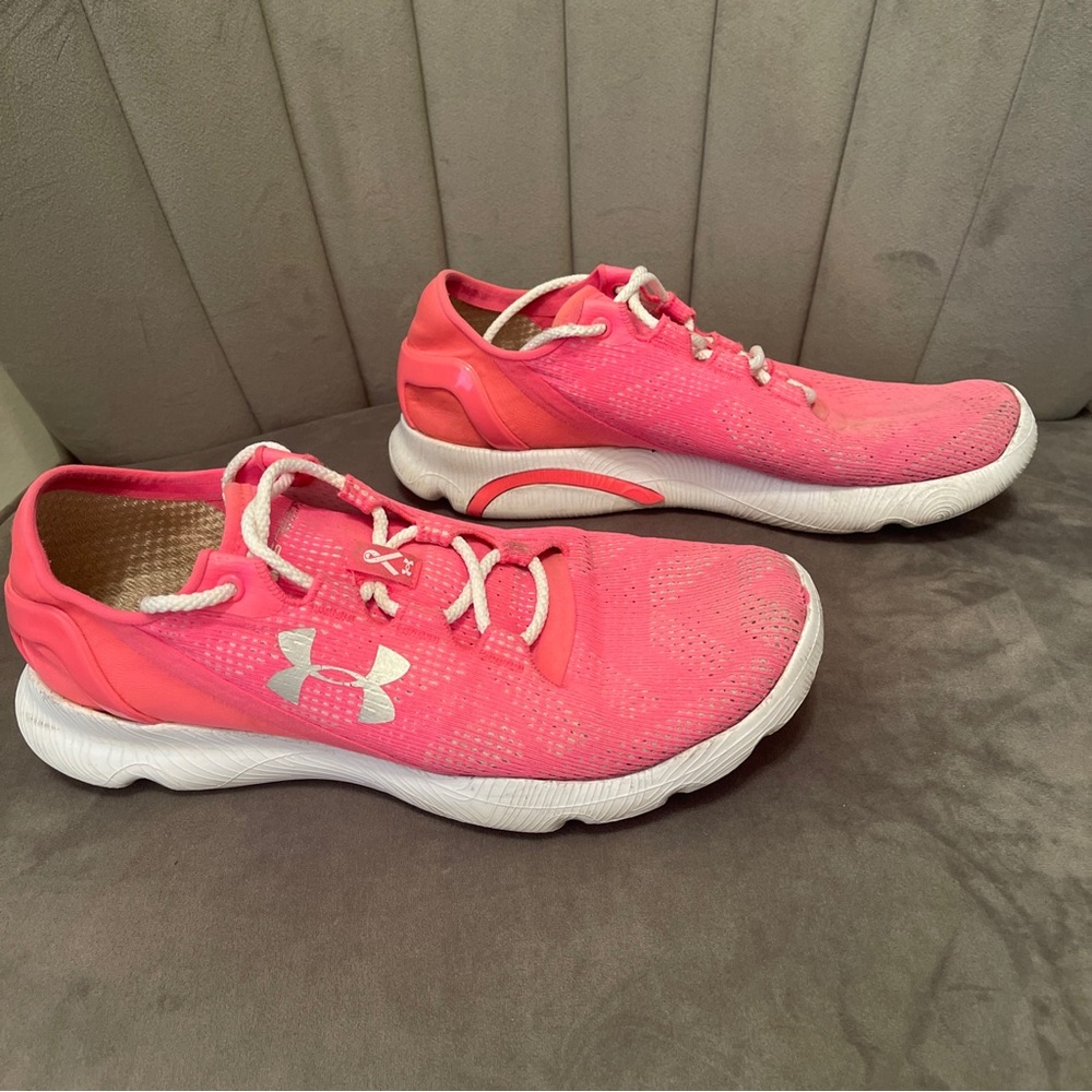 ✅ Underarmour Speedform Breast Cancer Awareness Athletic Shoes 8.5 Women Pink